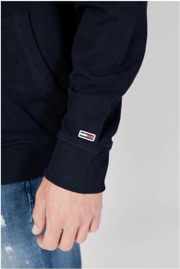 Tommy Jeans Katoen Polyester Heren Hoodie Herfst Winter Collectie Blue Heren