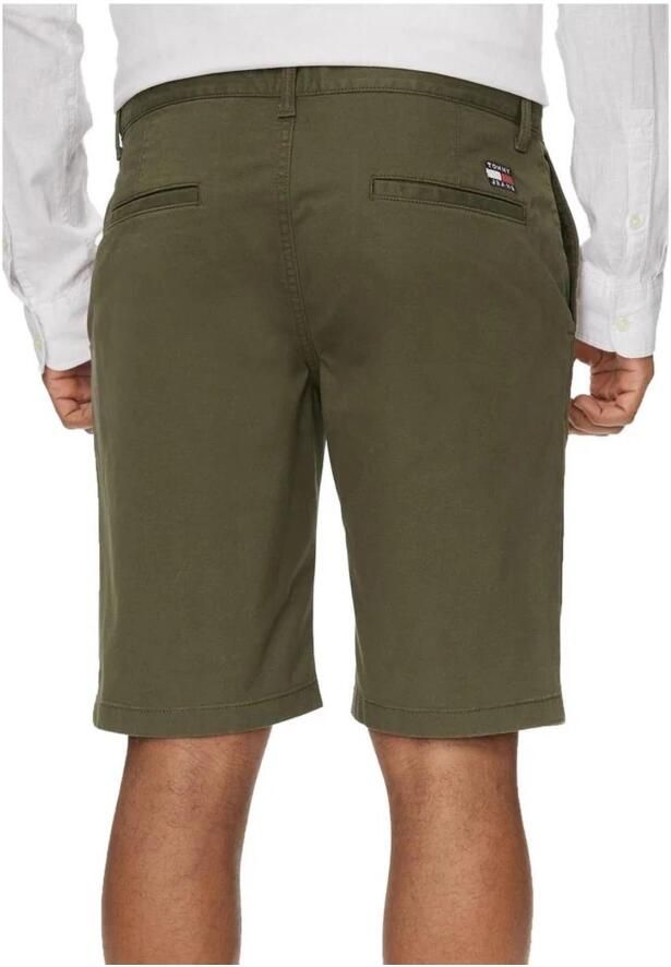 Tommy Hilfiger Groene Heren Shorts Slim Fit Geborduurd Green Heren - Foto 2