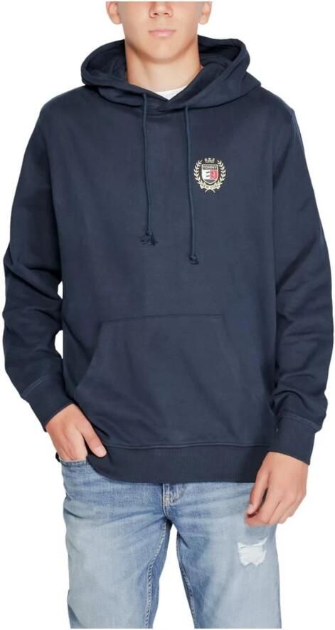 TOMMY JEANS Sweatshirt TJM REG TJ FLAG CREST HOOD EXT geborduurd merkembleem op borsthoogte