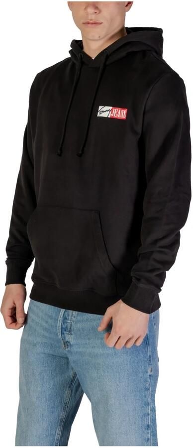 Tommy Jeans Plus Hoodie TJM REG ENTRY GRAPHIC HOODIE EXT in grote maten logoprint kangoeroezak - Foto 8
