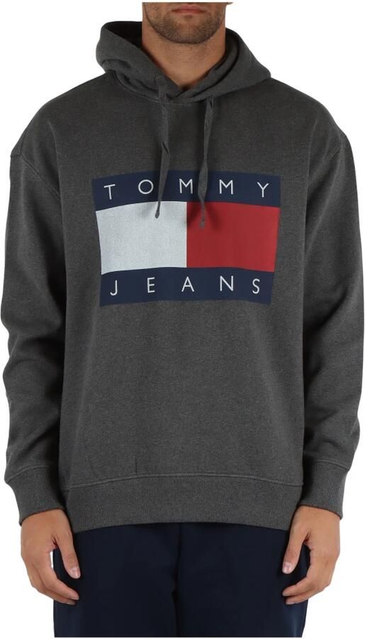 TOMMY JEANS Sweatshirt TJM RLX MELANGE FLAG HOODIE met bedrukte merklogo op borsthoogte - Foto 2