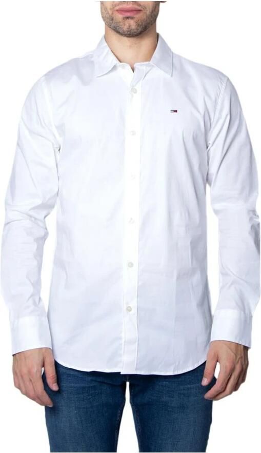 TOMMY JEANS Overhemd met lange mouwen Sabim Stretch Hemd Shirt Stretch shirt premium slim fit met elastaan - Foto 15