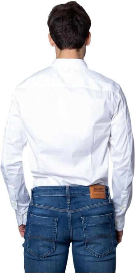 TOMMY JEANS Overhemd met lange mouwen Sabim Stretch Hemd Shirt Stretch shirt premium slim fit met elastaan - Foto 16