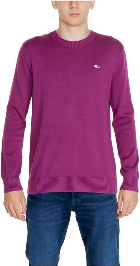 Tommy Hilfiger Paarse Gebreide Trui voor Herfst Winter Purple Heren - Foto 4