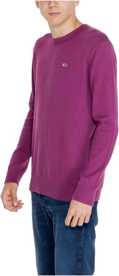 Tommy Hilfiger Paarse Gebreide Trui voor Herfst Winter Purple Heren - Foto 2