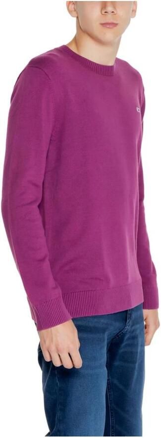 Tommy Hilfiger Paarse Gebreide Trui voor Herfst Winter Purple Heren - Foto 3