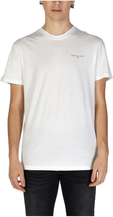 Tommy Jeans Plus Shirt met ronde hals TJM SLIM LINEAR CHEST SS TEE EXT - Foto 5