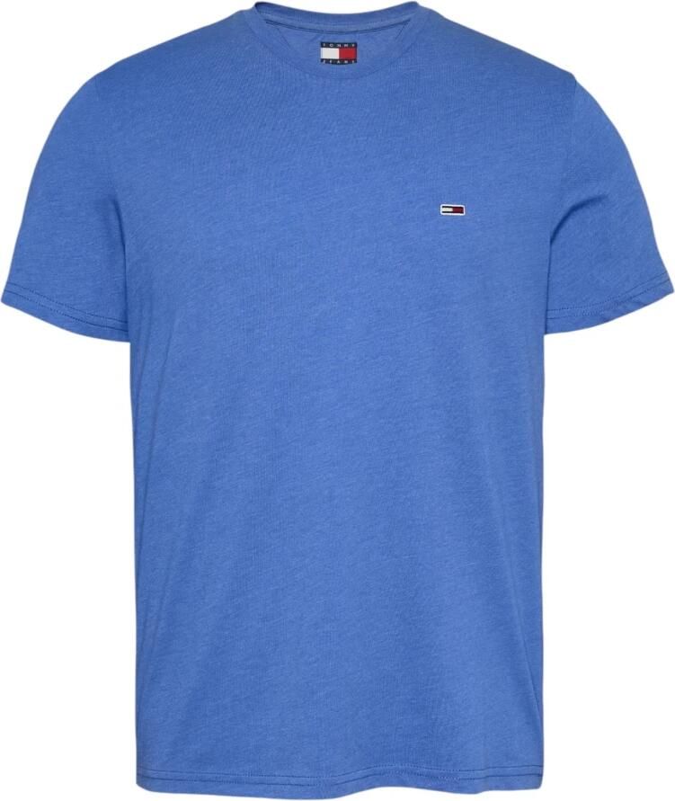 TOMMY JEANS Heren Polo's & T-shirts Tjm Xslim Jaspe Htr Tee Ext Blauw - Foto 6