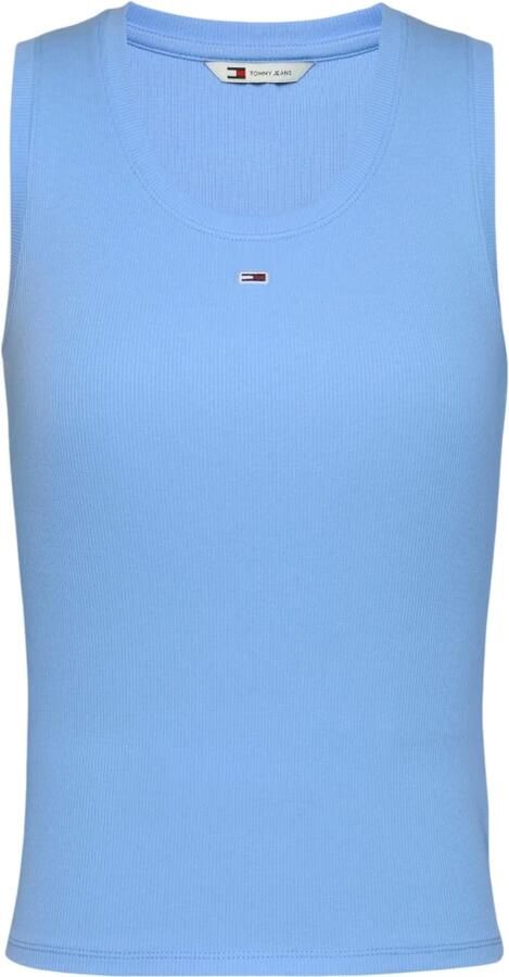 Tommy Jeans Lichtblauwe Mouwloze Top Slip-On Stijl Blue Dames - Foto 4