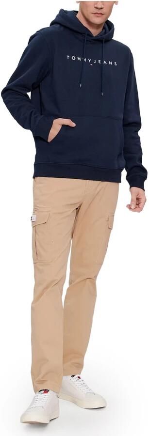 TOMMY JEANS Heren Truien & Vesten Tjm Reg Linear Logo Hoodie Ext Donkerblauw - Foto 6