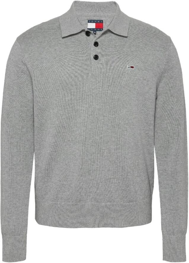 TOMMY JEANS Trui met polokraag TJM SLIM ESSENTIAL POLO SWEATER