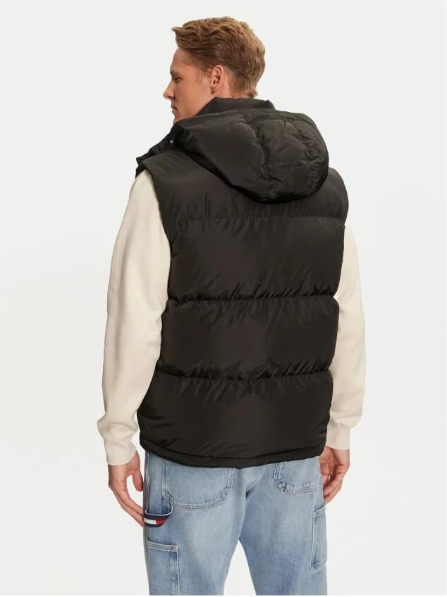 TOMMY JEANS Bodywarmer TJM ALASKA VEST Afneembare capuchon met trekkoord