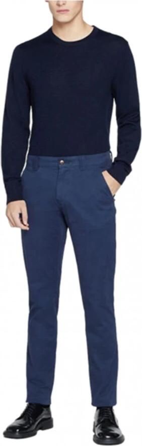 Tommy Jeans Navy Blauwe Chino Broek Slim Fit Blue Heren - Foto 8