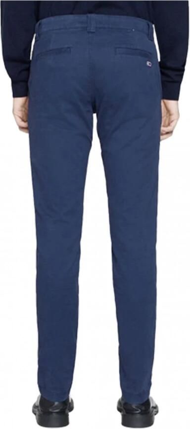 Tommy Jeans Navy Blauwe Chino Broek Slim Fit Blue Heren - Foto 7