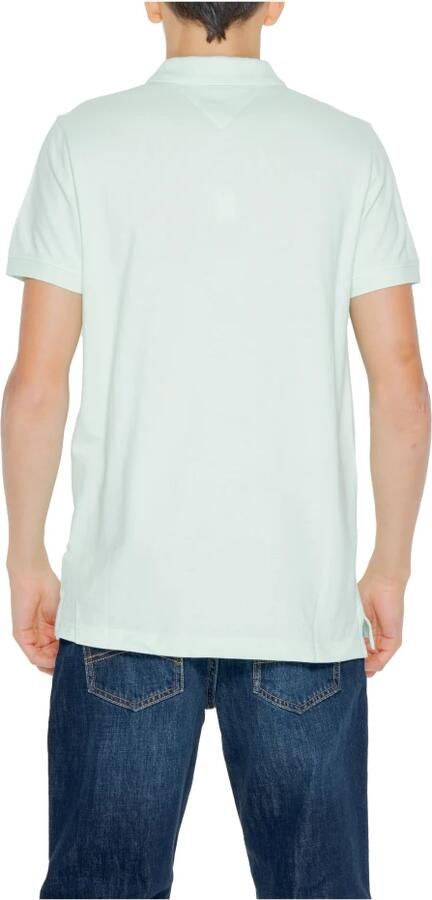 Tommy Hilfiger Groene Polo Korte Mouwen Knoopsluiting Green Heren