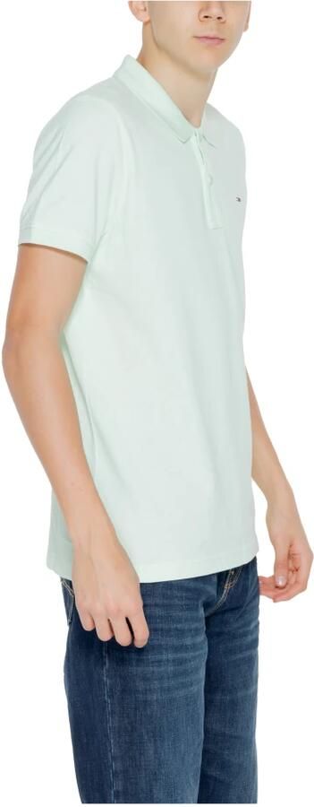 Tommy Hilfiger Groene Polo Korte Mouwen Knoopsluiting Green Heren - Foto 3