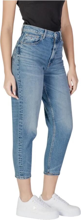 TOMMY JEANS Mom jeans High waist Mom-Jeans Tapered met logo-borduurwerk in enkelvrije lengte - Foto 2
