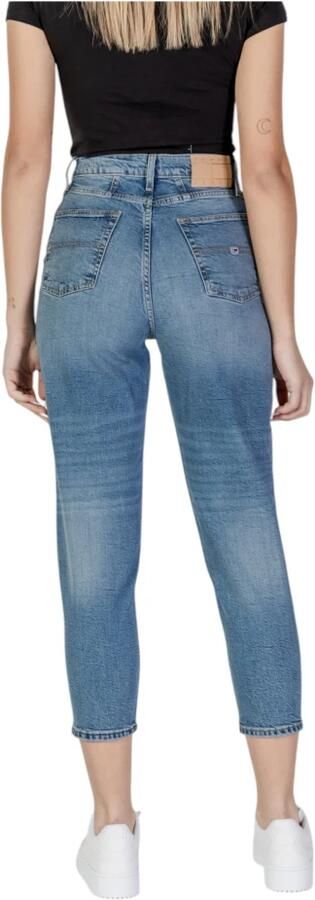 TOMMY JEANS Mom jeans High waist Mom-Jeans Tapered met logo-borduurwerk in enkelvrije lengte - Foto 3