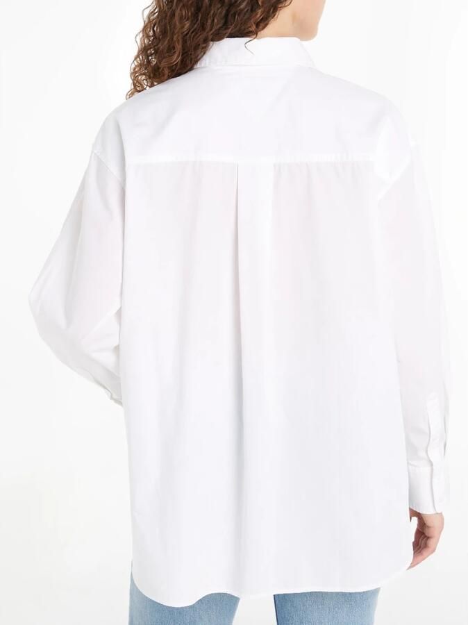 Tommy Jeans Witte Casual Shirt met Vlag Borduurwerk White Dames - Foto 6