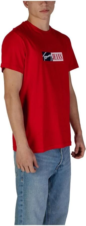 Tommy Jeans Plus Shirt met ronde hals TJM SLIM ENTRY GRAPHIC TEE EXT in grote maten met logo-borduursel op de mouw - Foto 2