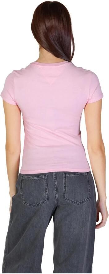 Tommy Hilfiger Overhemd Ronde hals en korte mouwen katoenen T-shirt