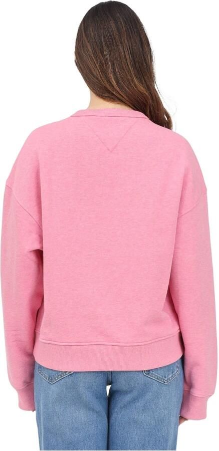 TOMMY JEANS Dames Truien & Vesten Tjw Bxy Badge Crew Roze - Foto 6
