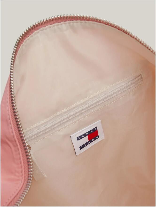 Tommy Jeans Roze Nylon Tote Tas Pink Dames