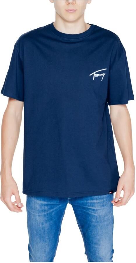 TOMMY JEANS T-shirt TJM REG SIGNATURE TEE EXT met geborduurd handtekening-logo - Foto 5