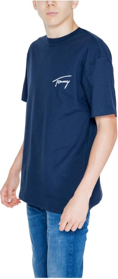 TOMMY JEANS T-shirt TJM REG SIGNATURE TEE EXT met geborduurd handtekening-logo - Foto 4
