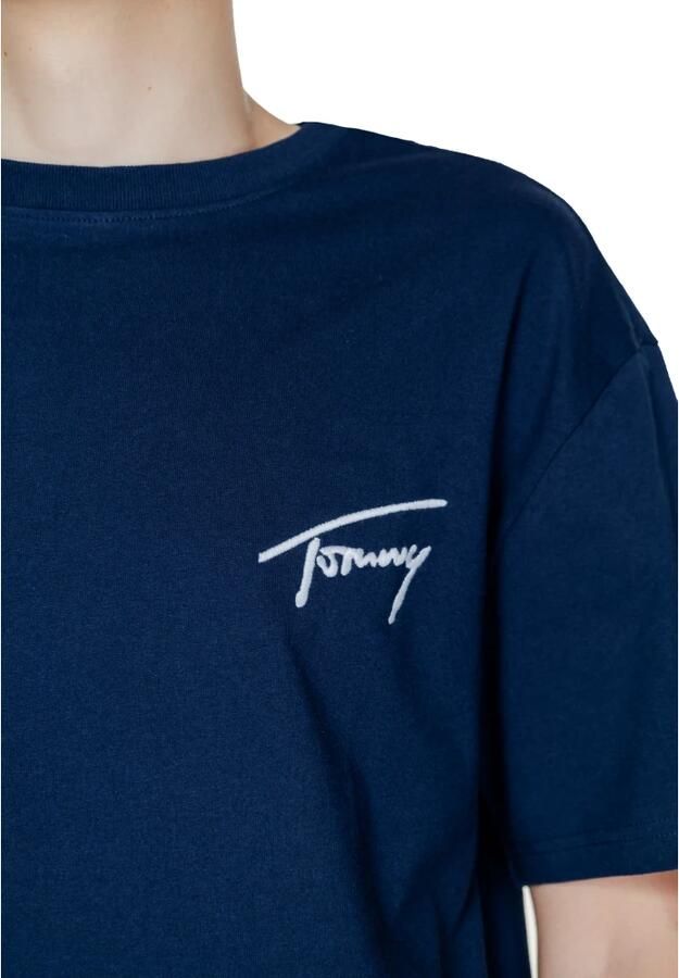 TOMMY JEANS T-shirt TJM REG SIGNATURE TEE EXT met geborduurd handtekening-logo