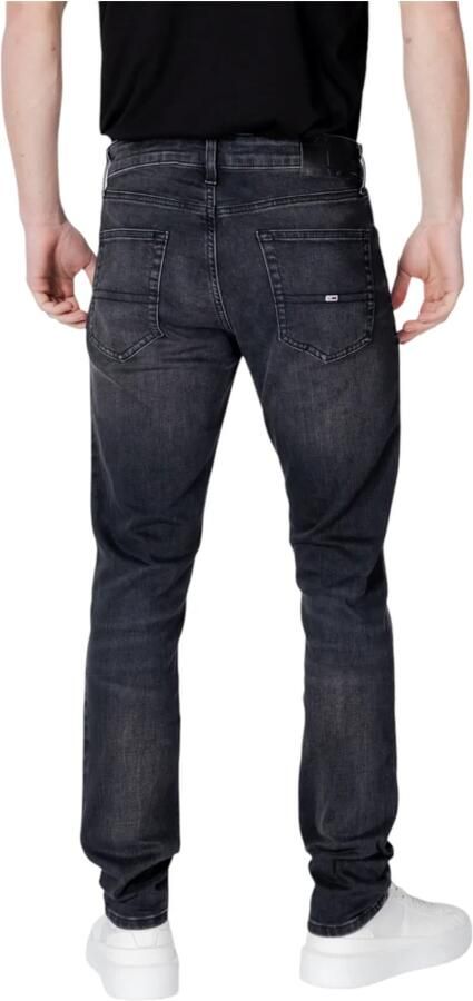 Tommy Hilfiger Zwarte Slim Scanton Jeans met Gewassen Uitstraling Black Heren - Foto 5
