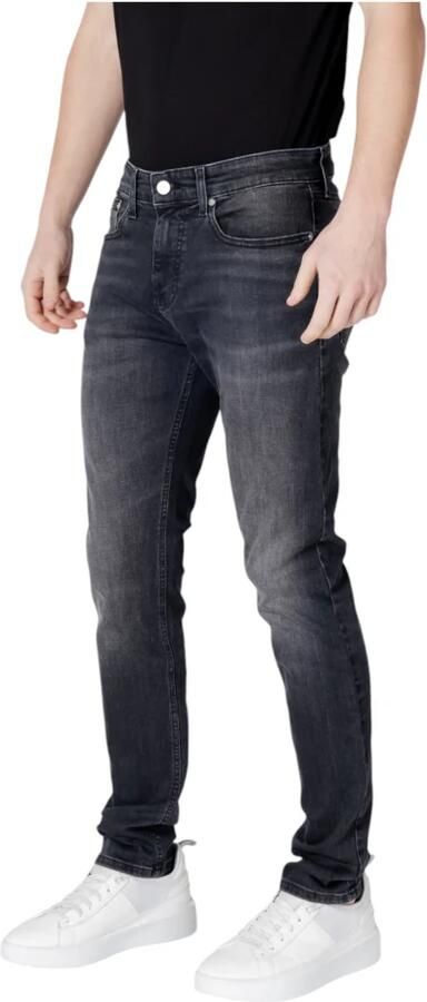 Tommy Hilfiger Zwarte Slim Scanton Jeans met Gewassen Uitstraling Black Heren - Foto 6