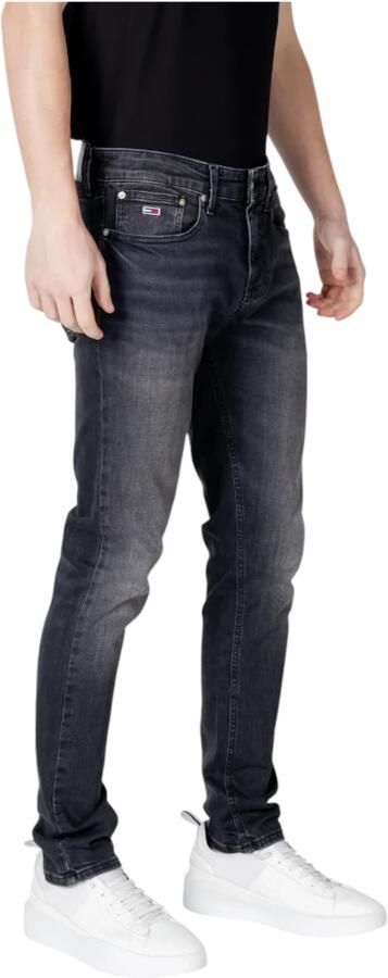 Tommy Hilfiger Zwarte Slim Scanton Jeans met Gewassen Uitstraling Black Heren - Foto 7