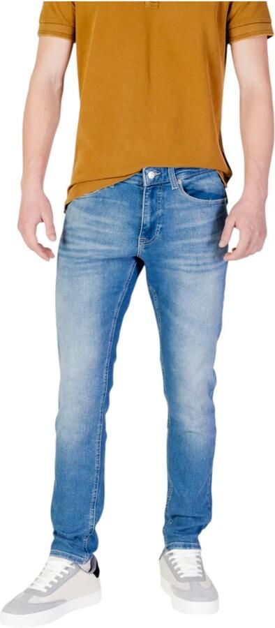 Tommy Jeans Blauwe Skinny Jeans met Ritssluiting Blue Heren - Foto 7
