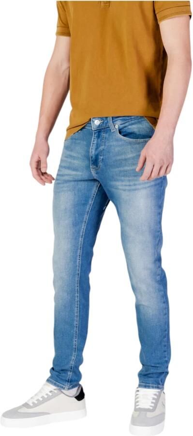 Tommy Jeans Blauwe Skinny Jeans met Ritssluiting Blue Heren - Foto 3