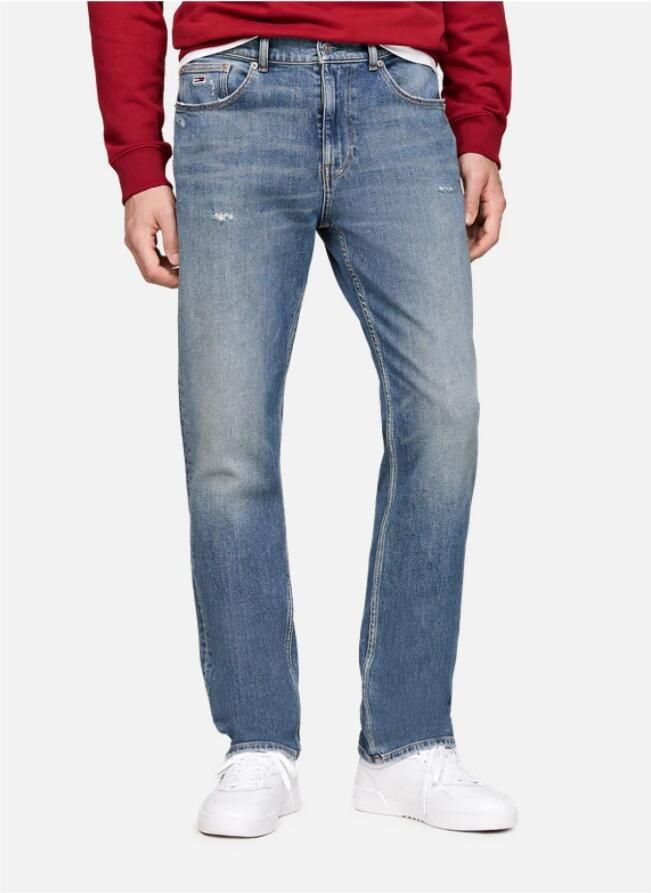 Tommy Jeans Slim katoenen stretch jeans Blauw Blue Heren