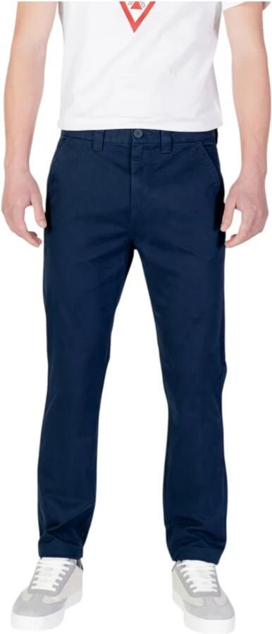 Tommy Jeans Slim Pants Lente Zomer Collectie Katoenmix Blue Heren - Foto 5