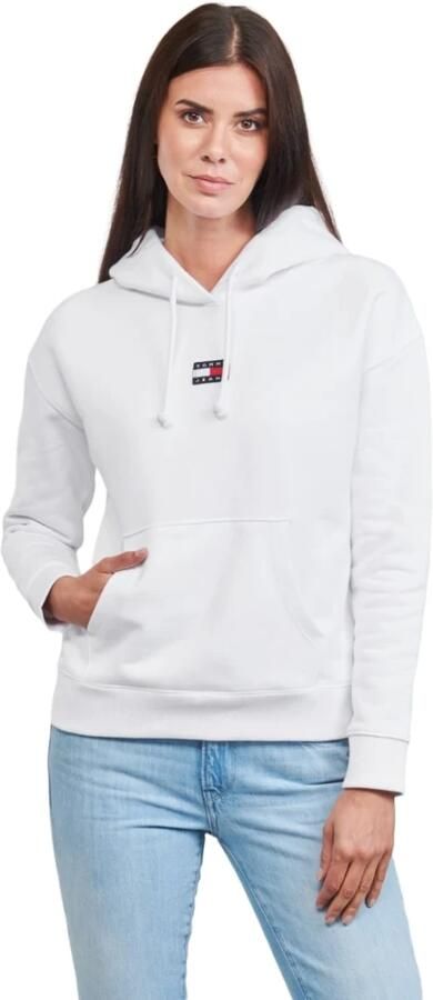TOMMY JEANS Hoodie TJW Tommy Center Badge Hoodie met opgestikt logo in het midden - Foto 9