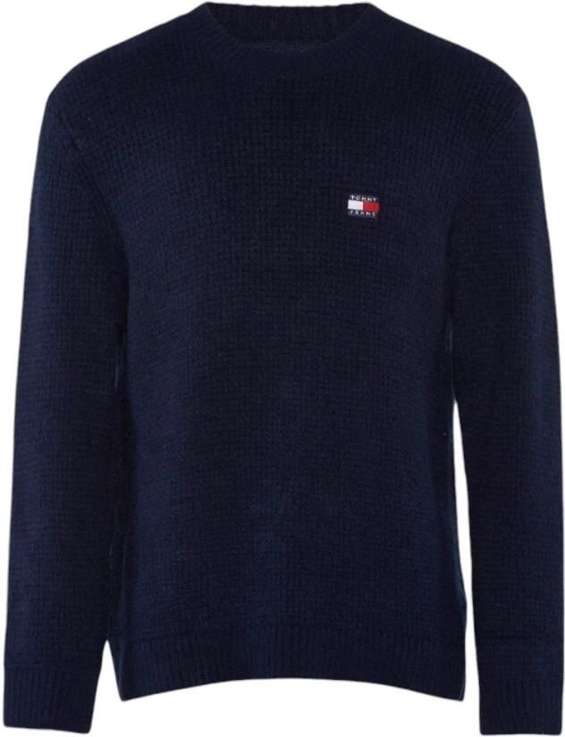 Tommy Jeans Stijlvolle Gebreide Top Blue Heren - Foto 2