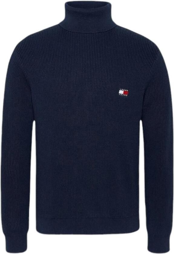 TOMMY JEANS Heren Truien & Vesten Tjm Slim Xs Badge Rollneck Blauw - Foto 5