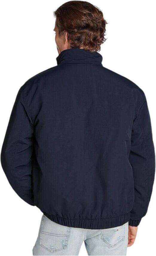 Tommy Hilfiger Blauwe Bedrukte Ritsjas Mannen Herfst Winter Blue Heren - Foto 8