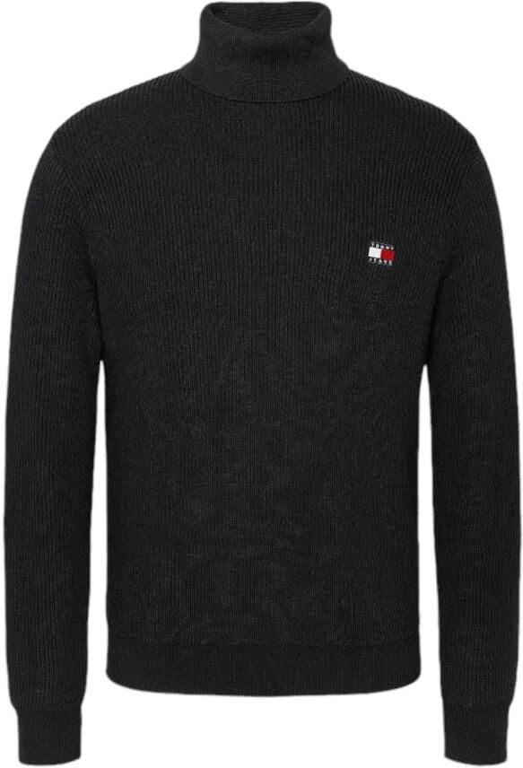 TOMMY JEANS Heren Truien & Vesten Tjm Slim Xs Badge Rollneck Zwart - Foto 7