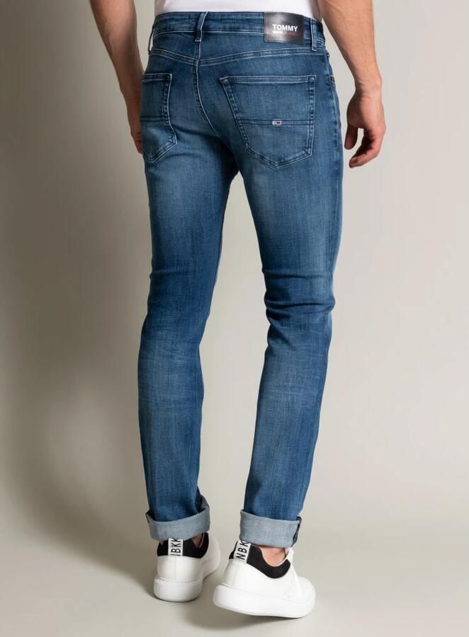 Tommy Jeans slim fit jeans Scanton 1a5 dynamic jacob mid blue - Foto 6