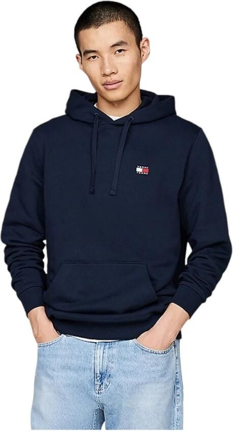 TOMMY JEANS Heren Truien & Vesten Tjm Reg Badge Hoodie Ext Donkerblauw - Foto 7