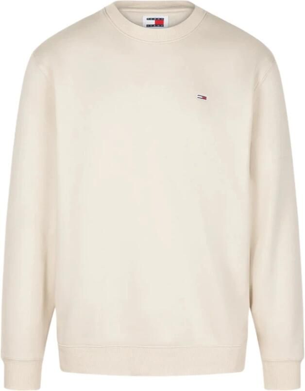 TOMMY JEANS Sweatshirt TJM REG S FLAG CREW met geborduurd merklogo op borsthoogte