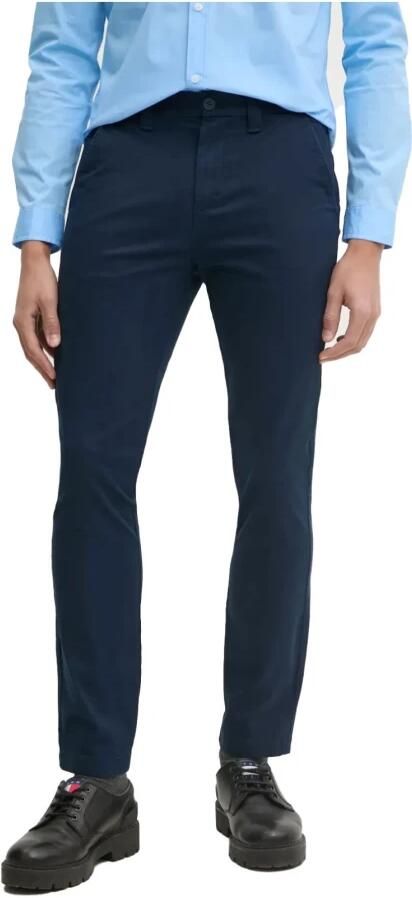 Tommy Jeans Slim Pants Lente Zomer Collectie Katoenmix Blue Heren - Foto 3