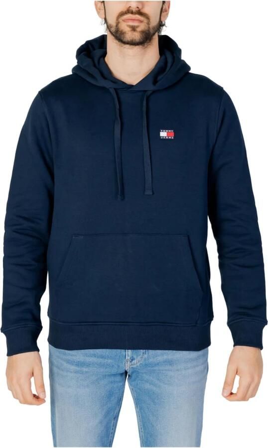 TOMMY JEANS Heren Truien & Vesten Tjm Reg Badge Hoodie Ext Donkerblauw - Foto 5