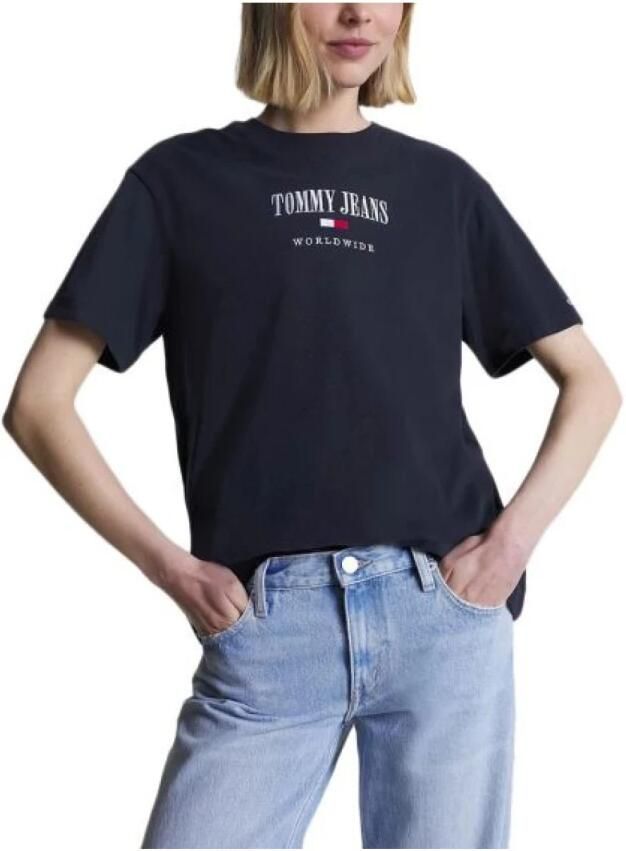 TOMMY JEANS Dames Tops & T-shirts Rlx Archive 1 Tee Donkerblauw - Foto 2