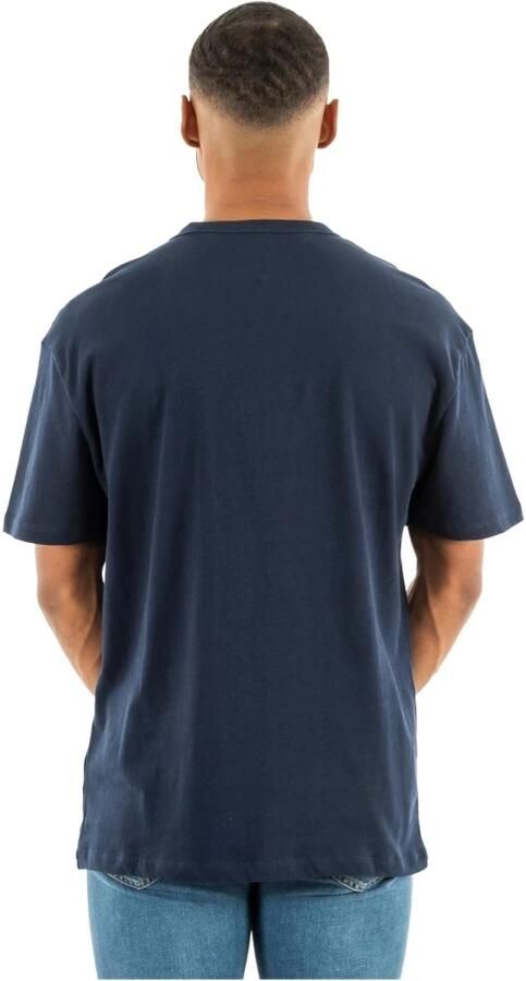 TOMMY JEANS Heren Polo's & T-shirts Tjm Reg Badge Tee Ext Donkerblauw - Foto 7