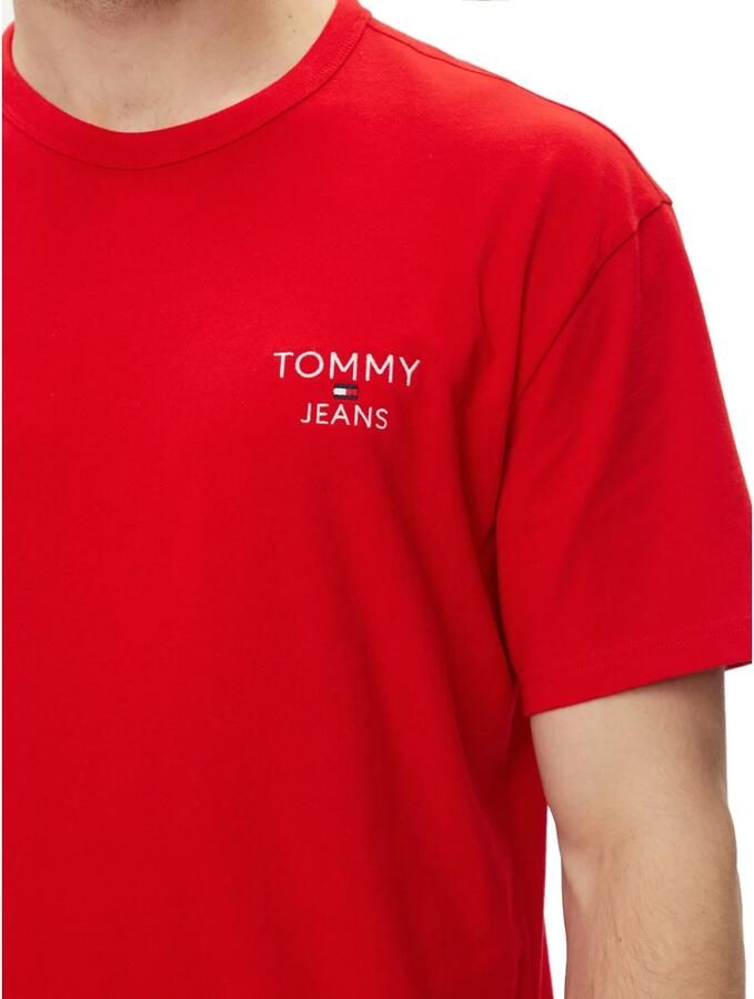 TOMMY JEANS T-shirt TJM REG CORP TEE EXT met borduursel